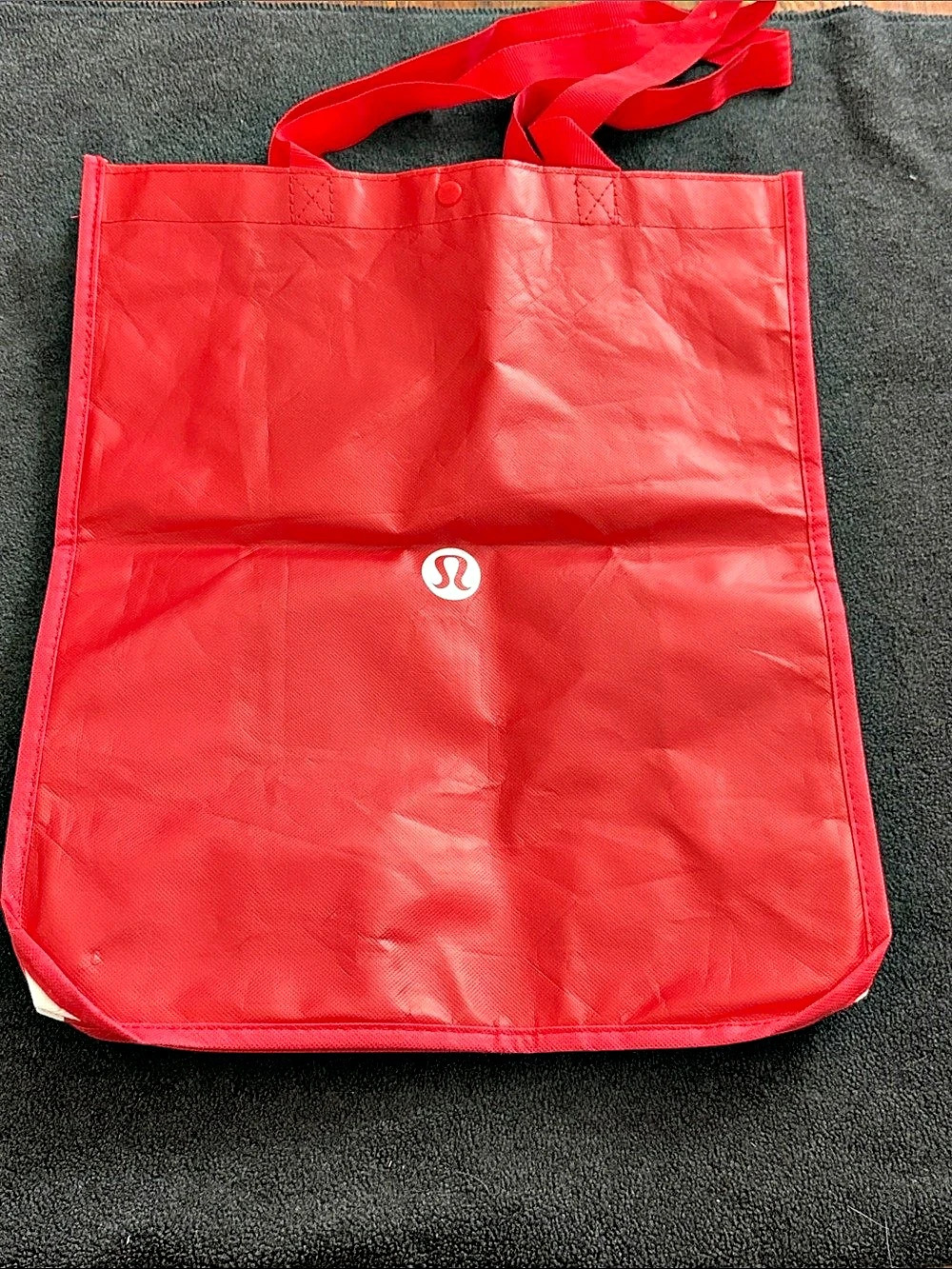 lululemon Reusable Shopping Tote Bag Red